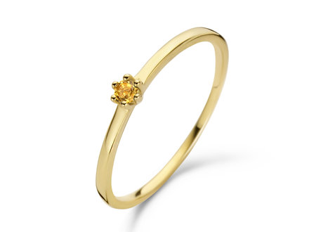 Jackie Citrine ring 14krt Jackie Citrine ring 14krt