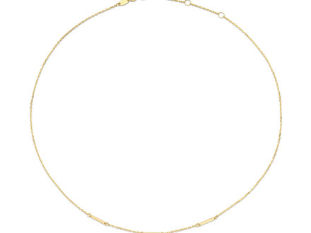 Jackie Jackie Triple Bar collier 14krt JKN21.101 Jackie Jackie Triple Bar collier 14krt JKN21.101