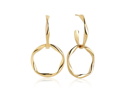 Sif Jakobs Cetara Pianura Due oorbellen gold plated SJ-E1078-YG Sif Jakobs Cetara Pianura Due oorbellen gold plated SJ-E1078-YG
