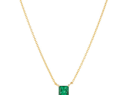 Sif Jakobs Ellera Quadrato gold plated Necklace N42279-GCZ-YG Sif Jakobs Ellera Quadrato gold plated Necklace N42279-GCZ-YG