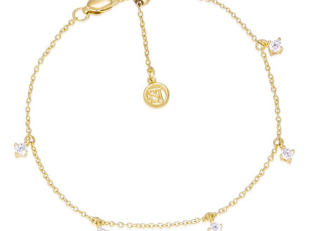 Sif Jakobs Ellera Piccolo Bracelet SJ-B12211-CZ-SG Sif Jakobs Ellera Piccolo Bracelet SJ-B12211-CZ-SG