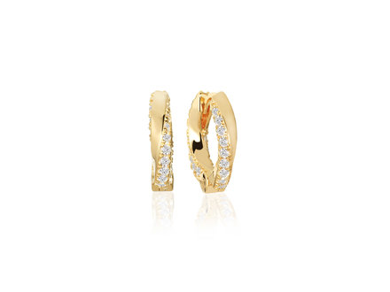 Sif Jakobs Ferrara Piccolo Earrings gold plated SJ-E12108-CZ-SG Sif Jakobs Ferrara Piccolo Earrings gold plated SJ-E12108-CZ-SG