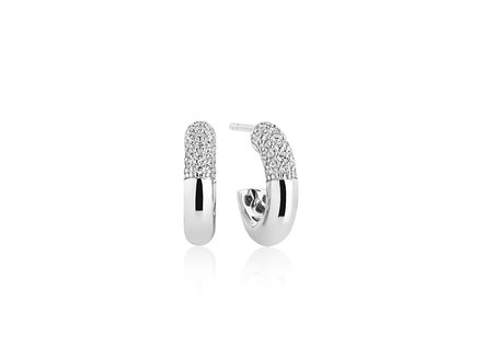 Sif Jakobs Sif Jakobs Silver Cannara Piccolo earrings E2998-CZ Sif Jakobs Sif Jakobs Silver Cannara Piccolo earrings E2998-CZ
