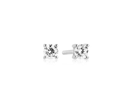 Sif Jakobs Princess Piccolo Earrings Silver E3MMRD-CZ Sif Jakobs Princess Piccolo Earrings Silver E3MMRD-CZ