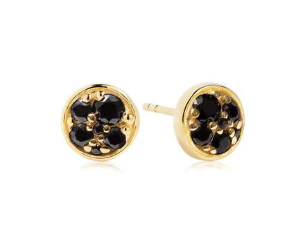Sif Jakobs Novara Piccolo Earrings SJ-E1055-BK-YG Sif Jakobs Novara Piccolo Earrings SJ-E1055-BK-YG