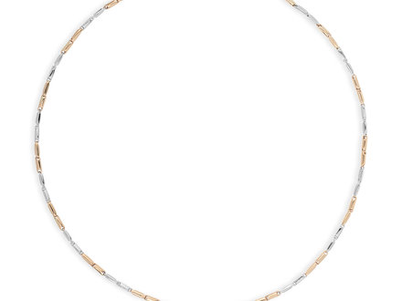 Swing Jewels Nouveau bicolor collier 14krt