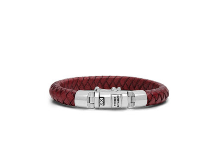 Buddha to Buddha Ben Small leather Rood armband 180RD