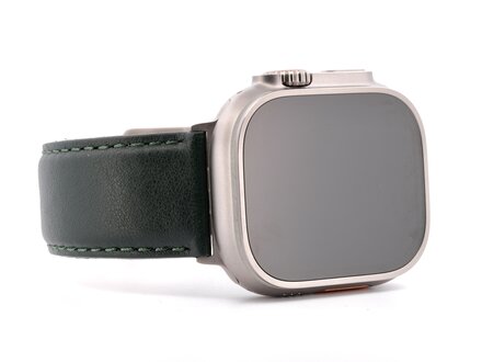 PvZ/Apple Watch Band Ultra titanium band donkergroen 24mm PvZ/Apple Watch Band Ultra titanium band donkergroen 24mm