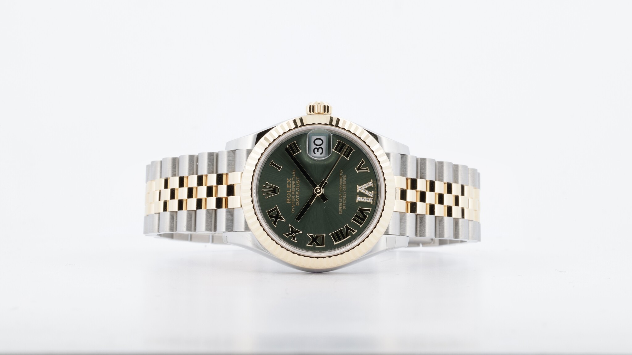 rolex green dial datejust