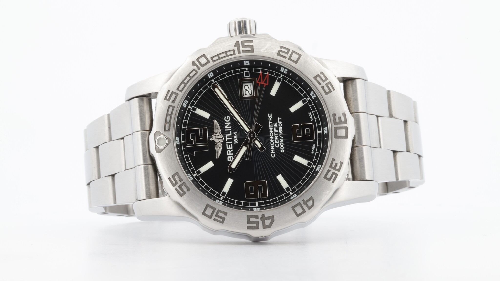 Breitling Colt 44 Quartz A74387 2013 Full Set Great Condition Paul van Zeeland Juweliers