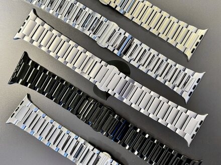 PvZ/Apple Watch Band V3 Silver Polished/Brushed PvZ/Apple Watch Band V3 Silver Polished/Brushed