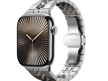PvZ/Apple Watch Band Luxury New Link Silver band