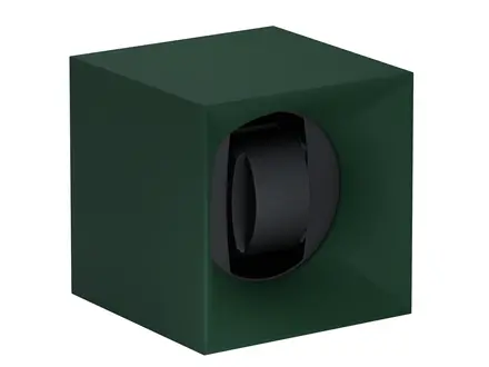 Swiss Kubik Startbox Green soft touch watch winder