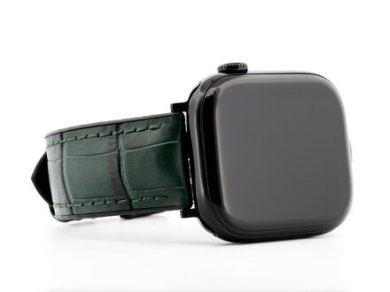 PvZ/Apple Watch Band Paul sport kroko donkergroen 22mm PvZ/Apple Watch Band Paul sport kroko donkergroen 22mm