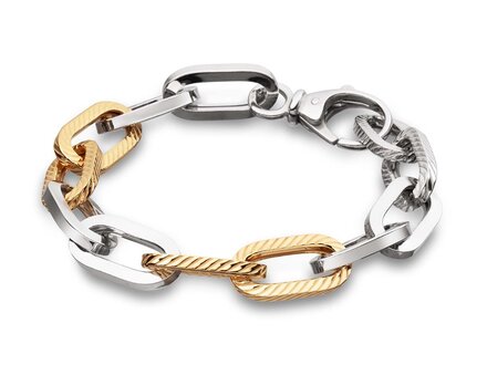 glow Paperclip bicolor armband 21cm 104.0687.20 glow Paperclip bicolor armband 21cm 104.0687.20