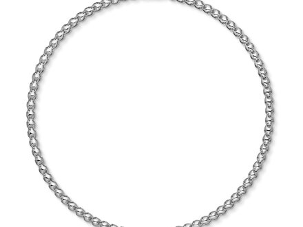 glow zilver schakel collier 50cm 102.0260.50 glow zilver schakel collier 50cm 102.0260.50