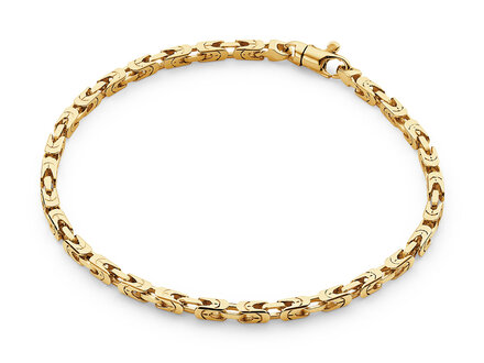 glow konings zilver verguld armband 19cm 104.8255.19 glow konings zilver verguld armband 19cm 104.8255.19