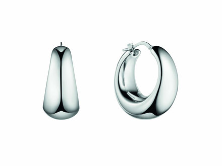 glow Chuncky Chic zilver oorringen 30mm 107.0681.00 glow Chuncky Chic zilver oorringen 30mm 107.0681.00