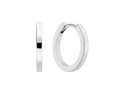 glow Premium Hoops zilver klapoorringen glow Premium Hoops zilver klapoorringen