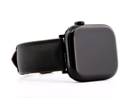 PvZ/Apple Watch Band Arne animalfree Sport zwart/donkerbruin PvZ/Apple Watch Band Arne animalfree Sport zwart/donkerbruin
