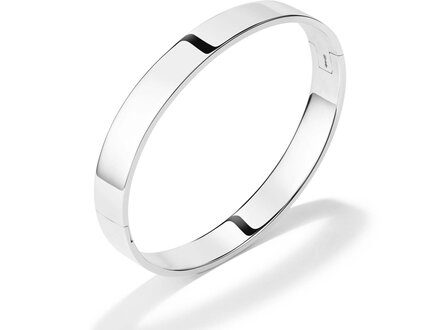 glow Zilver bangle armband 10x60mm 104.1158.10 glow Zilver bangle armband 10x60mm 104.1158.10