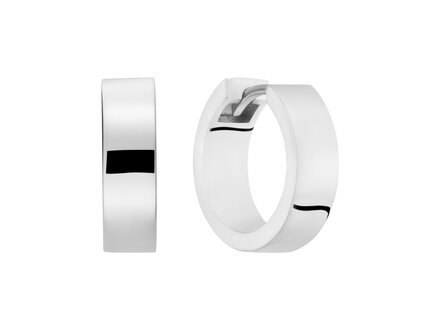 glow Premium Hoops zilver klapcreolen 12x5mm 107.2670.12 glow Premium Hoops zilver klapcreolen 12x5mm 107.2670.12