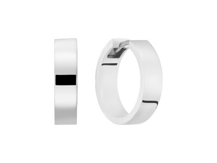 glow Premium Hoops zilver klapcreolen 15x4,7mm 107.2670.15 glow Premium Hoops zilver klapcreolen 15x4,7mm 107.2670.15