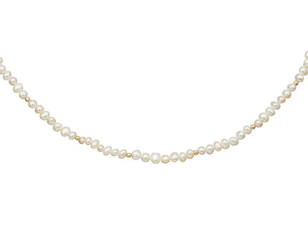 Jackie Gold Pearl Potion Necklace JKN24.408