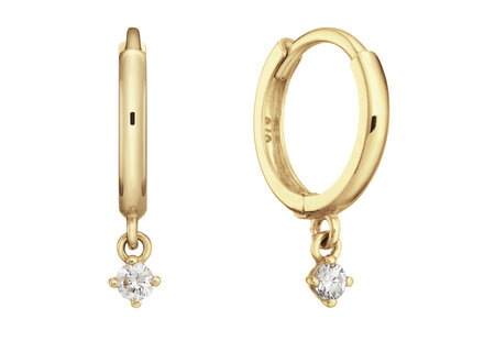 Jackie Gold Shining Star Hoops JKE24.441