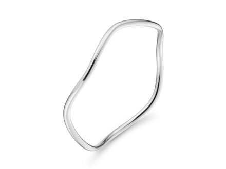 Jackie Wavy Ring White Gold JKR24.405