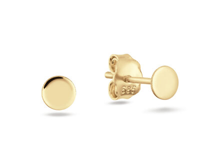 Jackie Gold Disc Studs JKE25.508
