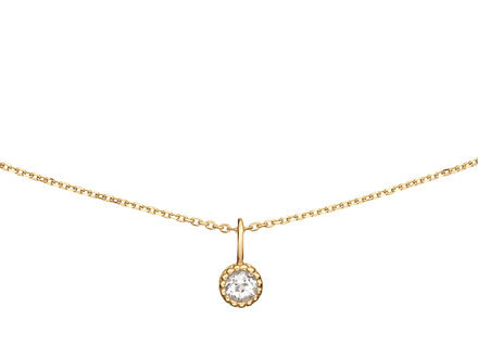 Jackie Gold Grimaldi White Topaz Necklace JKN25.511