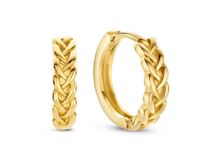 Jackie Gold Petit Sablon Hoops JKE23.264