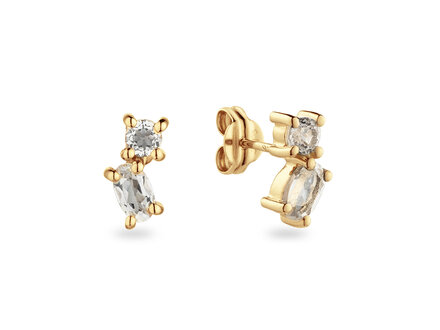 Jackie Gold Festive Sparkling Studs JKE24.485