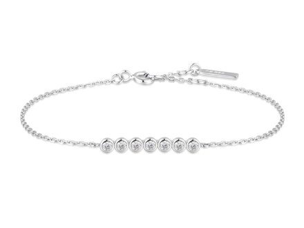 Ania Haie Chic Creator Silver Bezel armband  B058-02H