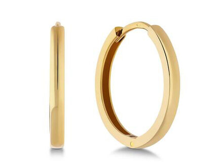 glow 14kt geelgoud klapcreolen 20mm 207.0172.20