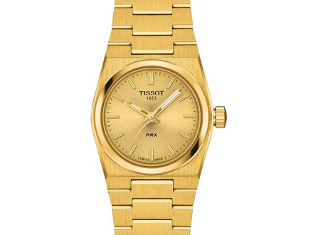 Tissot PRX quartz gold plated 25mm T137.010.33.021.00