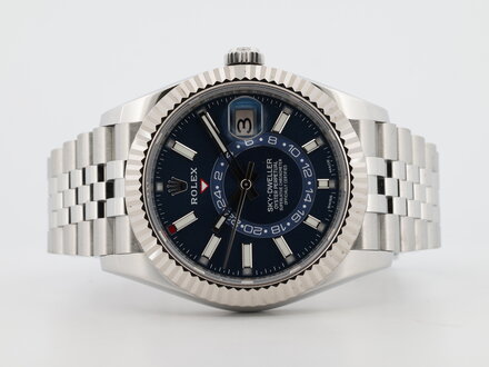 Rolex Rolex Sky-Dweller 326934 Blue Dial Jubilee 12/2022 Good Condition Full Set