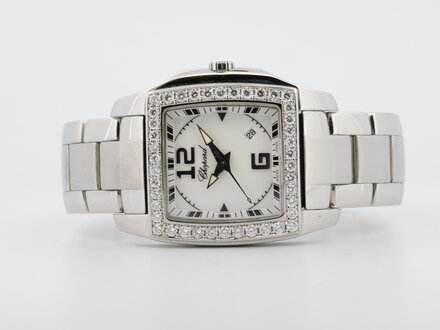 Chopard Two O Ten 8464 Diamond bezel White Dial Like New