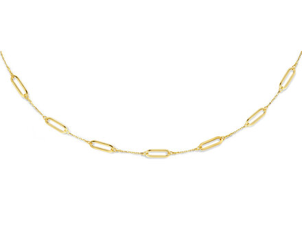 Jackie 14k geelgoud Las Ramblas Necklace JKN23.301