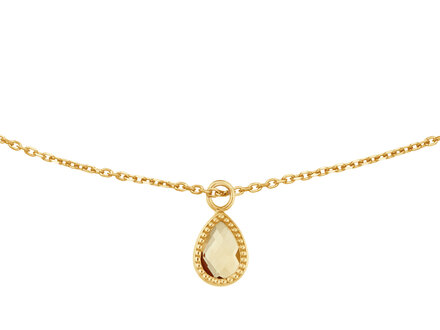 Jackie 14k geelgoud Amstel Citrine Necklace JKN25.560