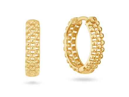 Jackie 14k geelgoud Ariane Hoops 14mm JKE25.570