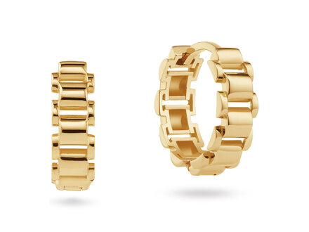 Jackie 14k geelgoud Dutch Hoops 14mm JKE25.571