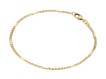 glow 14k geelgoud fantasie armband 19cm 204.2012.19