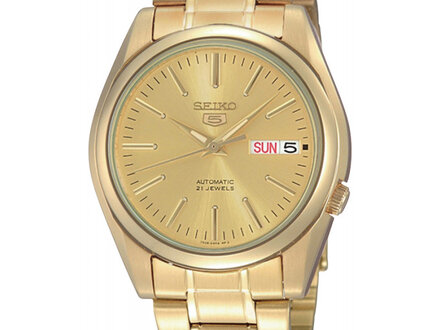 Seiko 5 Sports yellow automatic 37mm SNKL48K1