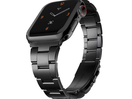 PvZ/Apple Watch Band Small Black stainless steel band 40/41/42mm