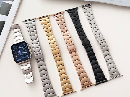 PvZ/Apple Watch Band Small Silver Stainless Steel 40/41/42mm