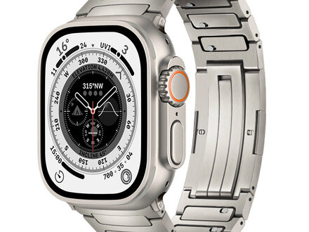 PvZ/Apple Watch Band T4 full titanium vouwsluiting 46/49mm