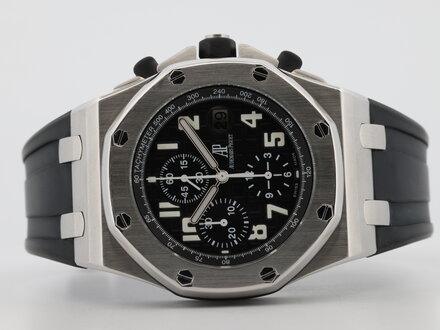 Audemars Pigment Royal Oak Offshore Chronograph 26020ST Black Dial Box And Booklet