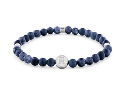 Tommy Hilfiger Blauwe kralen armband 18,5cm TJ2790608
